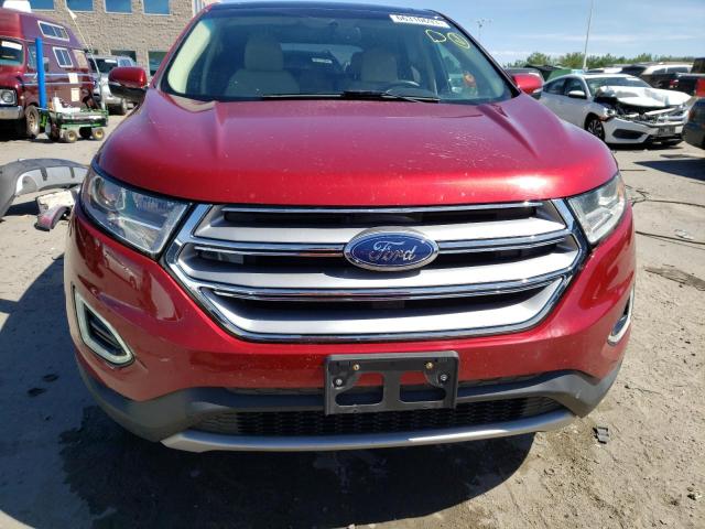 2FMPK3J83JBB31157 - 2018 FORD EDGE SEL RED photo 5