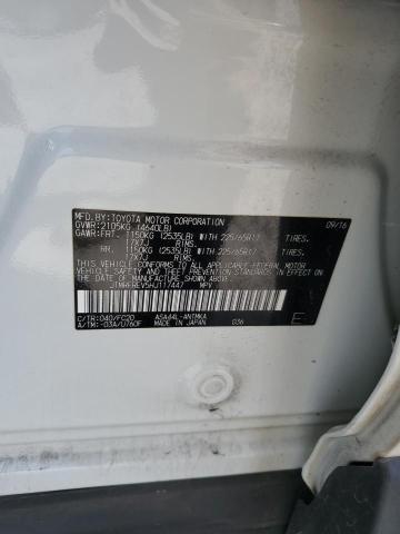 JTMRFREV5HJ117447 - 2017 TOYOTA RAV4 XLE 白色 照片 14