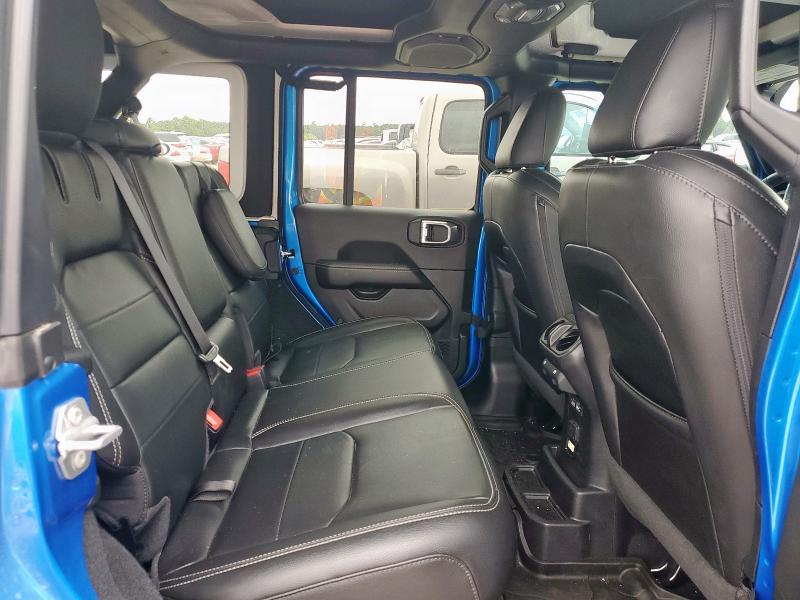 1C4JJXP64MW824073 - 2021 JEEP WRANGLER U SAHARA 4XE BLUE photo 11