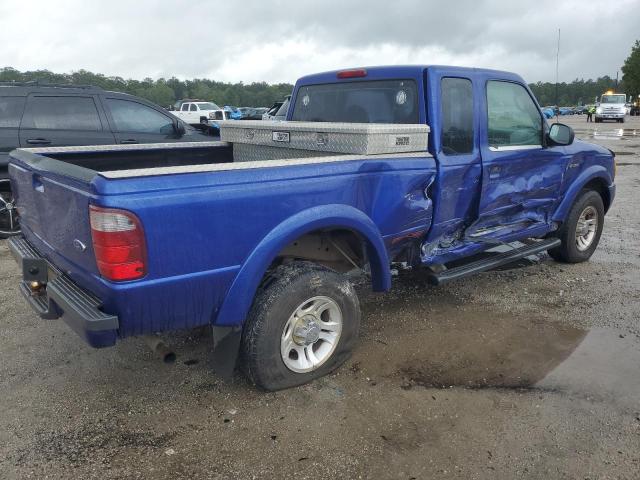 1FTYR44V33PA78046 - 2003 FORD RANGER SUPER CAB BLUE photo 3