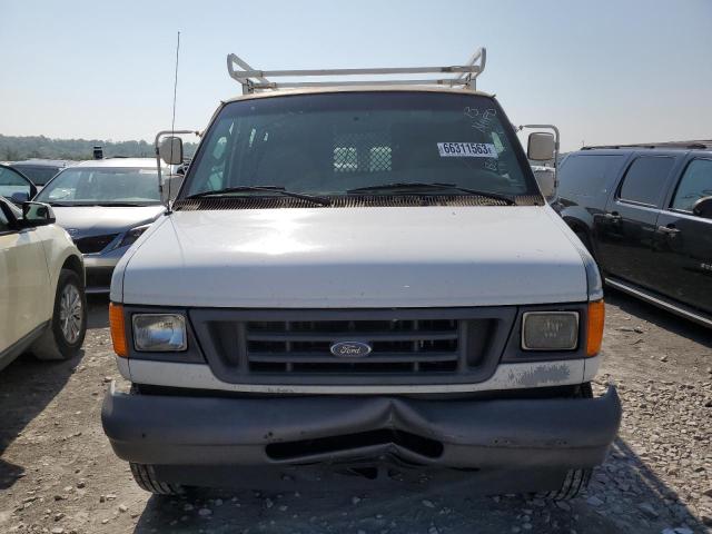 1FTSS34L16HB34972 - 2006 FORD ECONOLINE E350 SUPER DUTY VAN WHITE photo 5