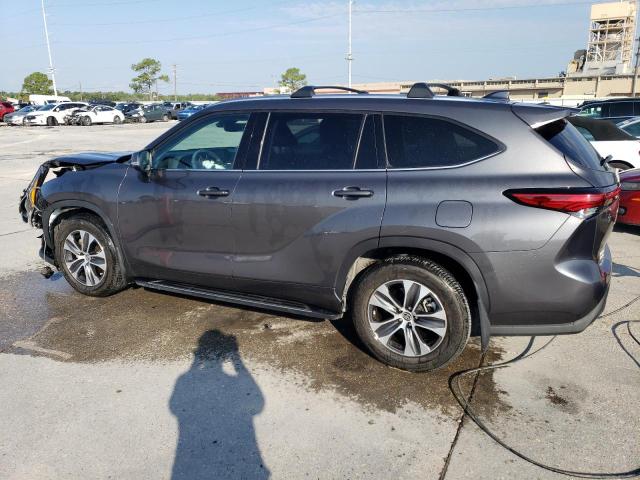5TDGZRAH6MS518954 - 2021 TOYOTA HIGHLANDER XLE رمادي صورة 2