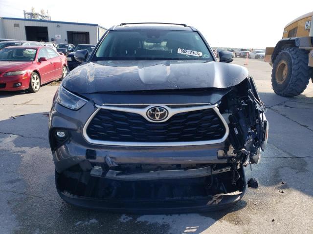 5TDGZRAH6MS518954 - 2021 TOYOTA HIGHLANDER XLE رمادي صورة 5