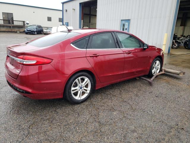 3FA6P0HD6JR165507 - 2018 FORD FUSION SE Qırmızı foto 3