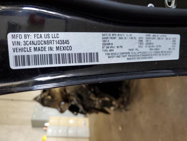 3C4NJDCN8RT143845 - 2024 JEEP COMPASS LIMITED أسود صورة 13