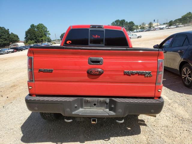 1FTFW1R62DFB41645 - 2013 FORD F150 SVT RAPTOR RED photo 6