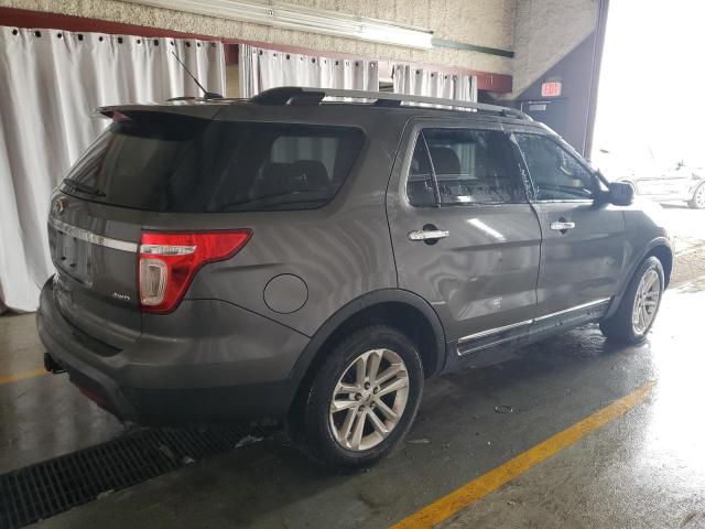 1FM5K8D83FGC20968 - 2015 FORD EXPLORER XLT Մոխրագույն լուսանկար 3