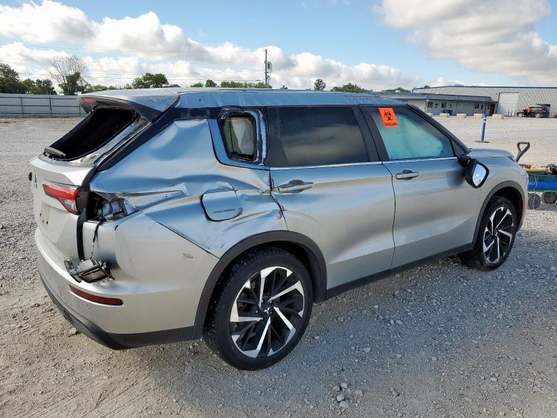 JA4J3TA89NZ025901 - 2022 MITSUBISHI OUTLANDER ES ვერცხლისფერი ფოტო 3
