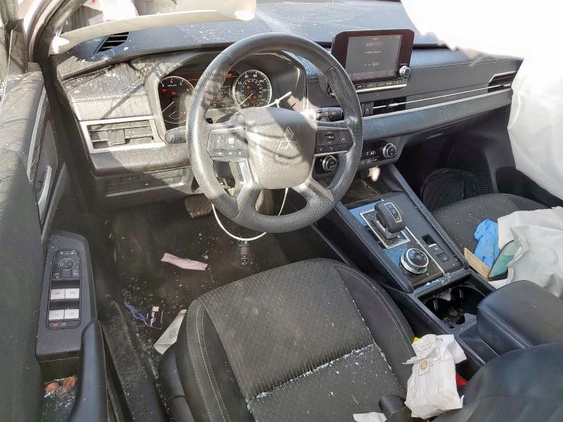 JA4J3TA89NZ025901 - 2022 MITSUBISHI OUTLANDER ES ვერცხლისფერი ფოტო 8