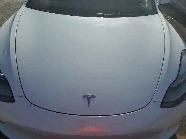 5YJ3E1EA2NF370512 - 2022 TESLA MODEL 3 WHITE photo 11