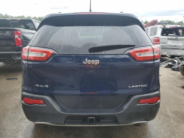 1C4PJMDS7EW180922 - 2014 JEEP CHEROKEE LIMITED BLUE photo 6