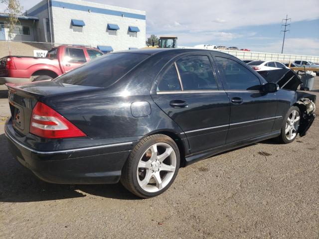 WDBRF52HX7F912632 - 2007 MERCEDES-BENZ C 230 BLACK photo 3