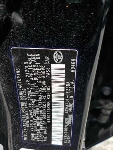 4T1G11AK9PU837085 - 2023 TOYOTA CAMRY SE NIGHT SHADE BLACK photo 12