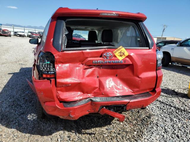 JTEBU5JR8L5768643 - 2020 TOYOTA 4RUNNER SR5/SR5 PREMIUM RED photo 6