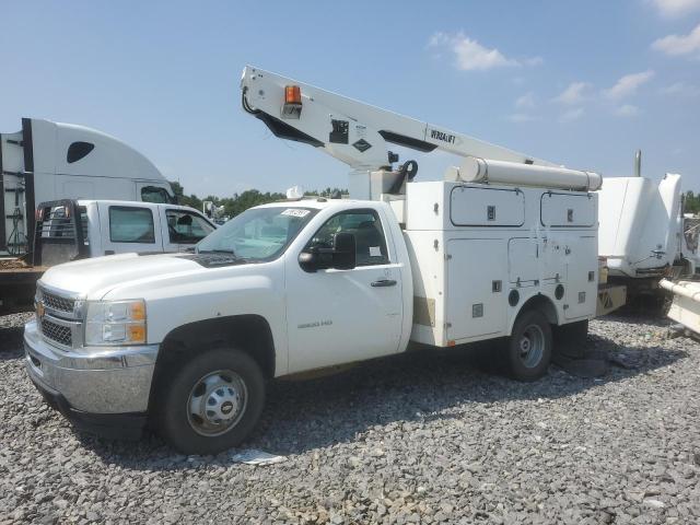 1GB3CZCG6CF211209 - 2012 CHEVROLET SILVERADO C3500 WHITE photo 1