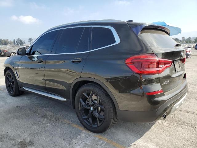 5UXTS1C07L9D33676 - 2020 BMW X3 XDRIVE30E GREEN photo 2