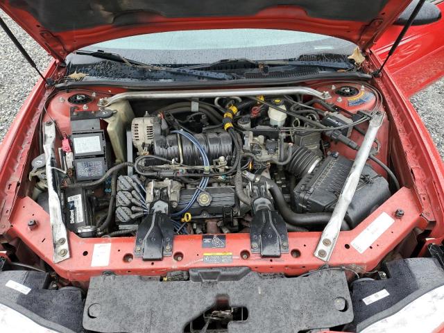 2G1WX15K529206213 - 2002 CHEVROLET MONTE CARL SS RED photo 11
