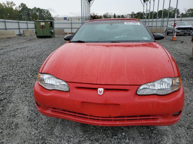 2G1WX15K529206213 - 2002 CHEVROLET MONTE CARL SS RED photo 5