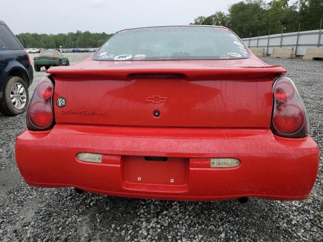2G1WX15K529206213 - 2002 CHEVROLET MONTE CARL SS RED photo 6