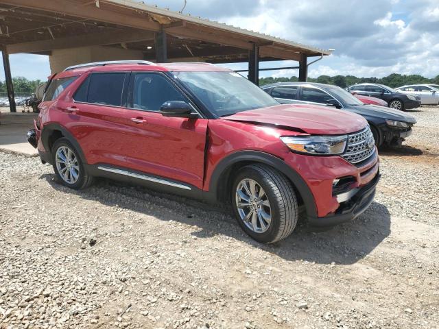 1FMSK7FH9NGA66839 - 2022 FORD EXPLORER LIMITED RED photo 4