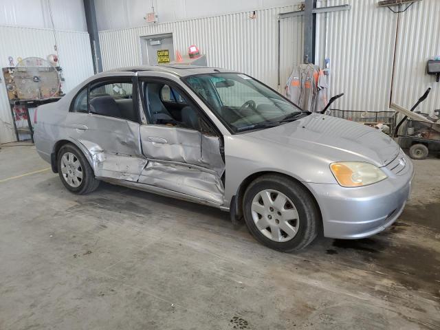 1HGES25742L071013 - 2002 HONDA CIVIC EX SILVER photo 4