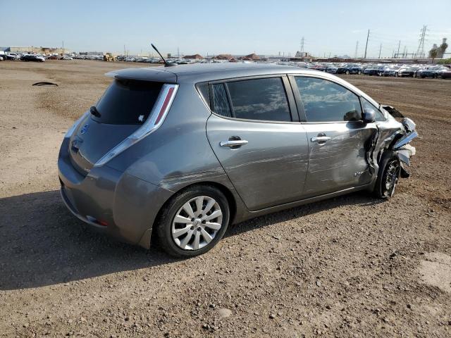 1N4AZ0CP1EC340143 - 2014 NISSAN LEAF S GRAY photo 3