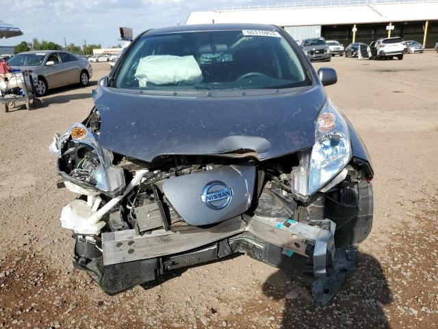 1N4AZ0CP1EC340143 - 2014 NISSAN LEAF S GRAY photo 5