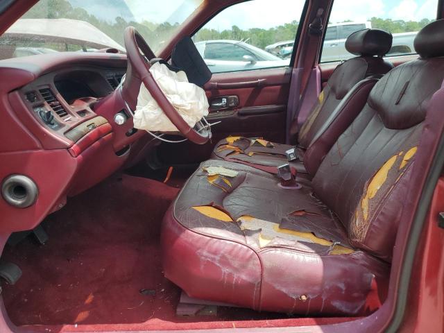 1LNLM81W7SY680904 - 1995 LINCOLN TOWN CAR EXECUTIVE Կարմիր լուսանկար 7