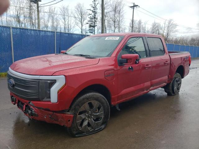 1FTVW1EL6NWG12012 - 2022 FORD F150 LIGHTNING PRO RED photo 2