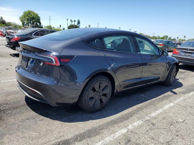 5YJ3E1EAXSF018693 - 2025 TESLA MODEL 3 BLACK photo 3
