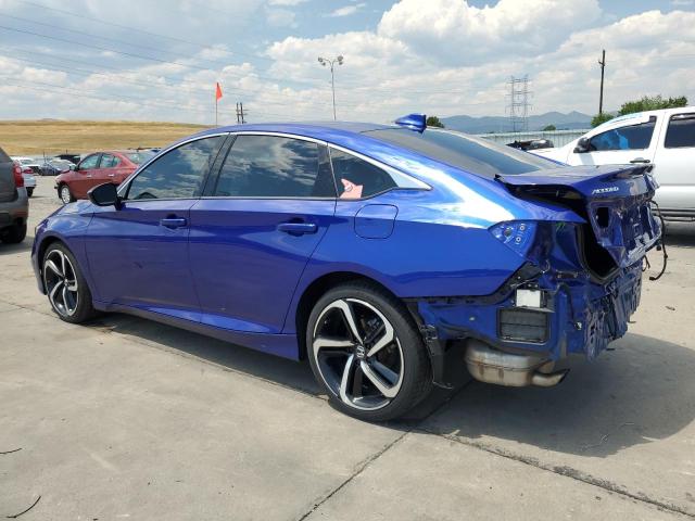 1HGCV2F39LA022476 - 2020 HONDA ACCORD SPORT BLUE photo 2