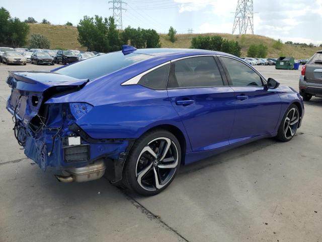1HGCV2F39LA022476 - 2020 HONDA ACCORD SPORT BLUE photo 3