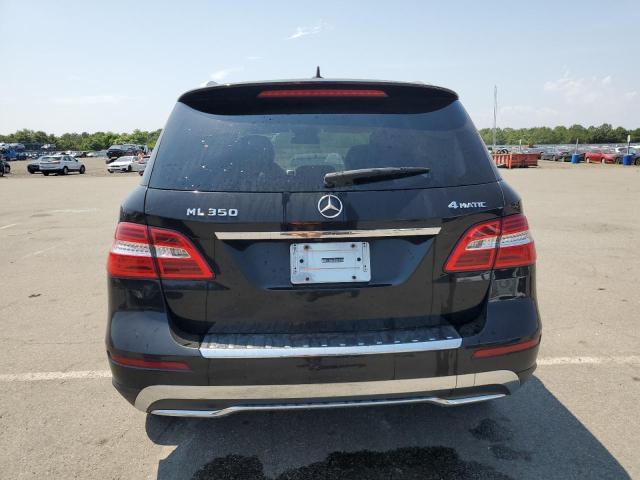 4JGDA5HB4EA276891 - 2014 MERCEDES-BENZ ML 350 4MATIC BLACK photo 6