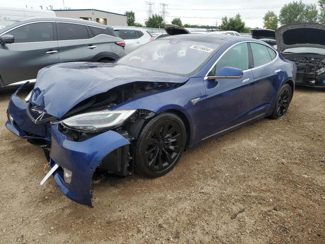 5YJSA1E29GF138976 - 2016 TESLA MODEL S BLUE photo 1