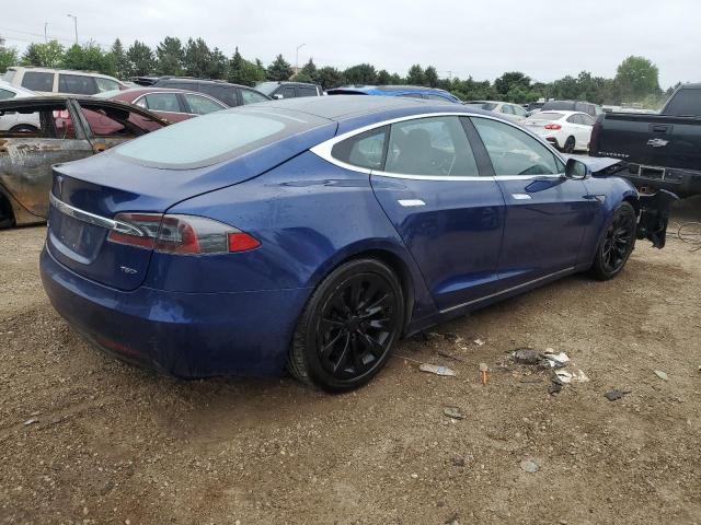 5YJSA1E29GF138976 - 2016 TESLA MODEL S BLUE photo 3