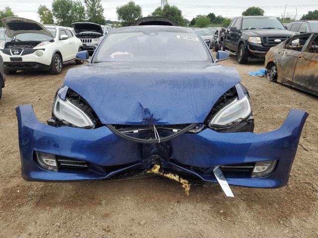 5YJSA1E29GF138976 - 2016 TESLA MODEL S BLUE photo 5