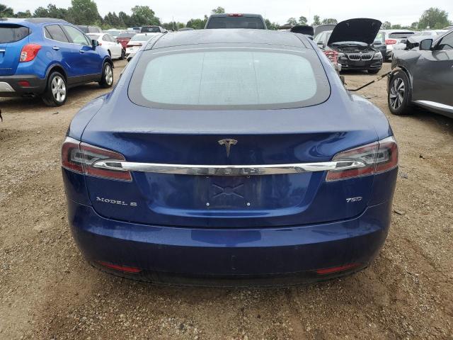 5YJSA1E29GF138976 - 2016 TESLA MODEL S BLUE photo 6