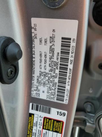 3TMCZ5AN1PM634502 - 2023 TOYOTA TACOMA DOUBLE CAB ვერცხლისფერი ფოტო 12