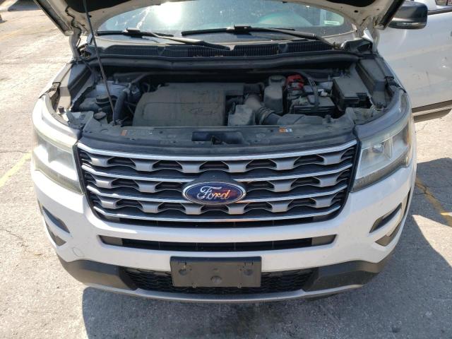 1FM5K8D83GGC88365 - 2016 FORD EXPLORER XLT WHITE photo 12