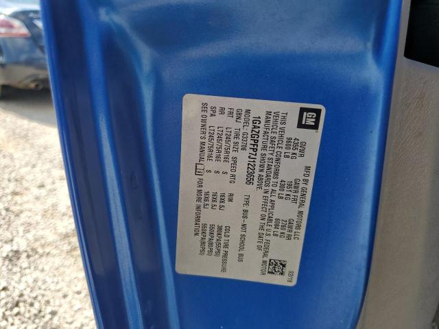 1GAZGPFP7J1223656 - 2018 CHEVROLET EXPRESS G3 LT BLUE photo 12