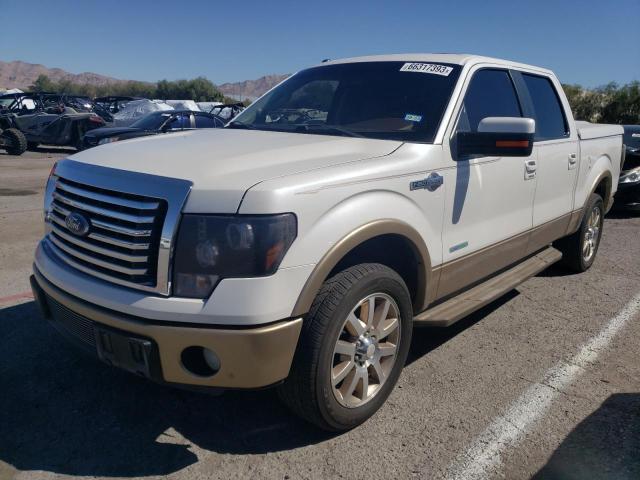 1FTFW1CT0EKE19014 - 2014 FORD F150 SUPERCREW WHITE photo 1