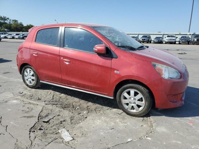 ML32A4HJ7FH007535 - 2015 MITSUBISHI MIRAGE ES RED photo 4