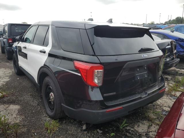 1FM5K8AW5MNA04731 - 2021 FORD EXPLORER POLICE INTERCEPTOR İki rəngli foto 2