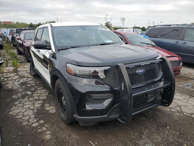 1FM5K8AW5MNA04731 - 2021 FORD EXPLORER POLICE INTERCEPTOR İki rəngli foto 4