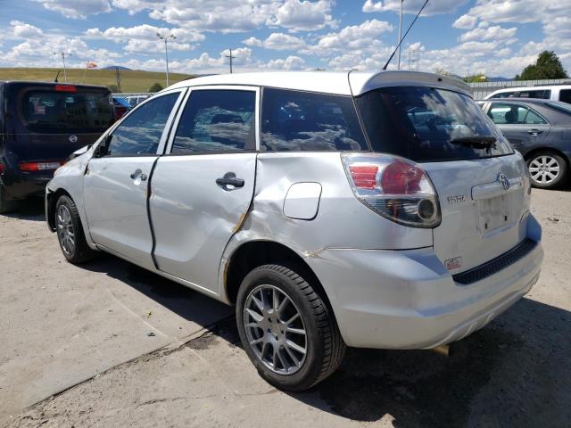 2T1KR32E87C647092 - 2007 TOYOTA MATRIX XR SILVER photo 2