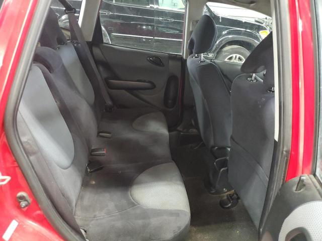 JHMGD38658S067415 - 2008 HONDA FIT SPORT RED photo 10