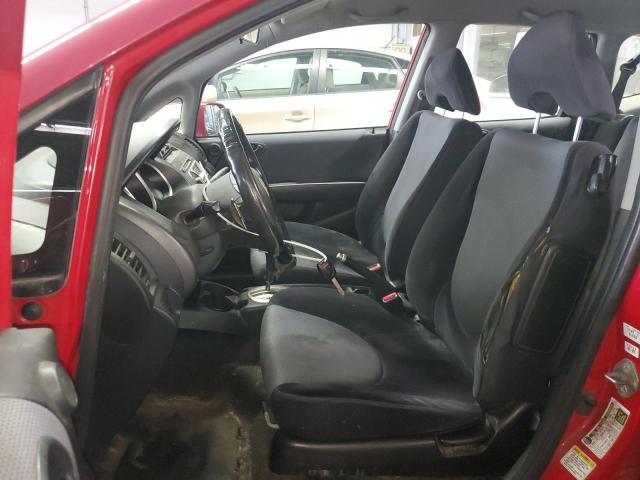 JHMGD38658S067415 - 2008 HONDA FIT SPORT RED photo 7