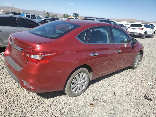 3N1AB7APXHL635716 - 2017 NISSAN SENTRA S RED photo 3