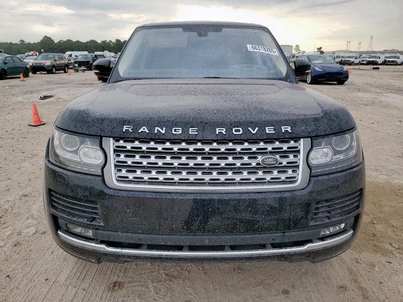 SALGS2KF6GA259921 - 2016 LAND ROVER RANGE ROVE HSE BLACK photo 5