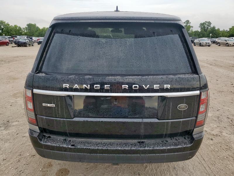 SALGS2KF6GA259921 - 2016 LAND ROVER RANGE ROVE HSE BLACK photo 6